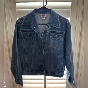 Vintage Harley-Davidson Blue Jean Jacket